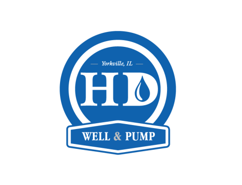 HD Well  & Pump Logo Design